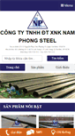 Mobile Screenshot of namphongsteel.com
